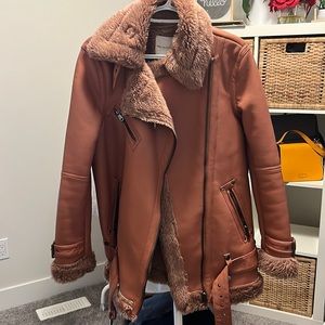 Avec Les Filles XS oversized biker jacket